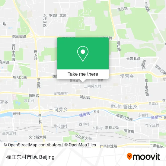福庄东村市场 map