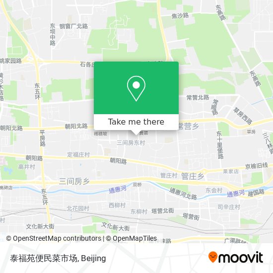 泰福苑便民菜市场 map