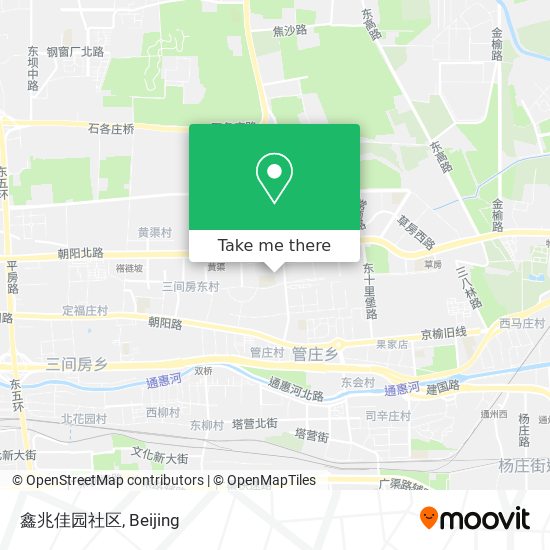 鑫兆佳园社区 map