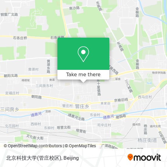 北京科技大学(管庄校区) map