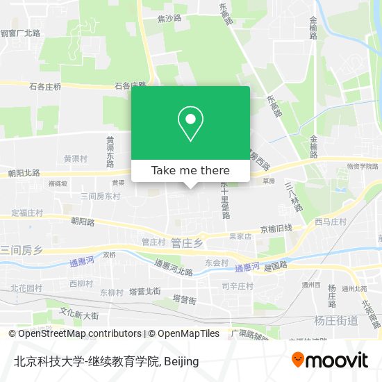 北京科技大学-继续教育学院 map