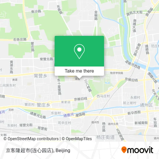 京客隆超市(连心园店) map