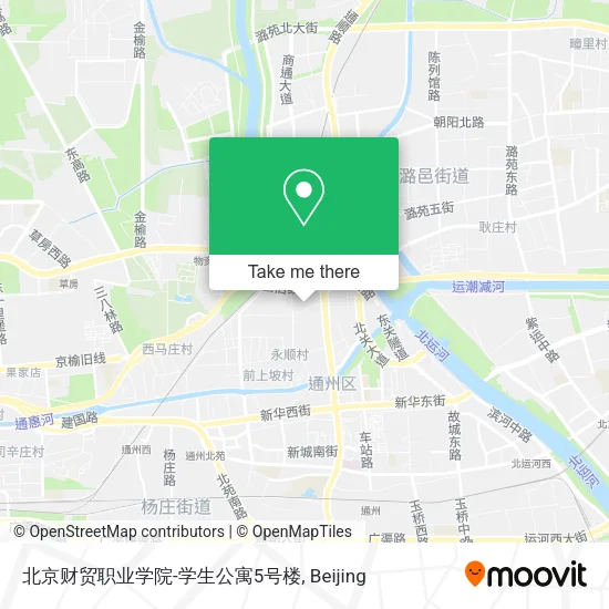 北京财贸职业学院-学生公寓5号楼 map