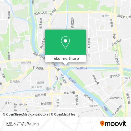 北皇木厂桥 map