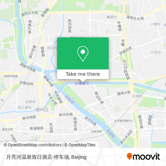 月亮河温泉假日酒店-停车场 map
