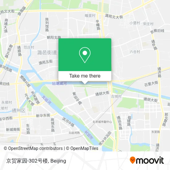 京贸家园-302号楼 map