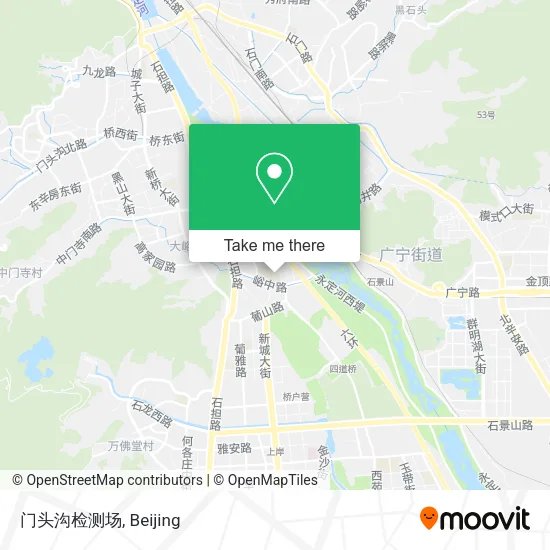 门头沟检测场 map