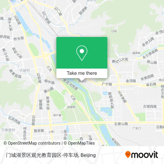 门城湖景区观光教育园区-停车场 map