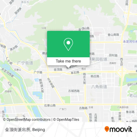 金顶街派出所 map