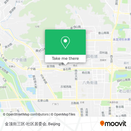 金顶街三区-社区居委会 map
