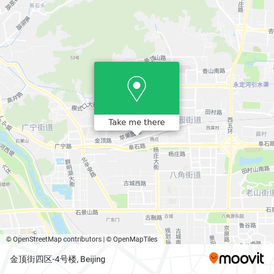 金顶街四区-4号楼 map