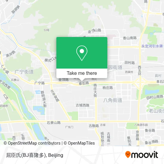 屈臣氏(BJ喜隆多) map