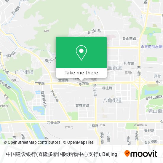 中国建设银行(喜隆多新国际购物中心支行) map
