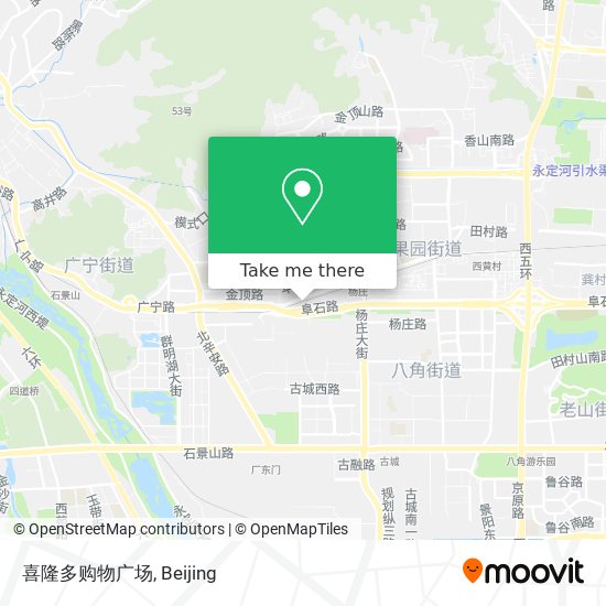 喜隆多购物广场 map
