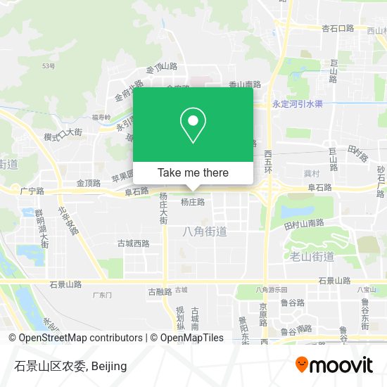 石景山区农委 map