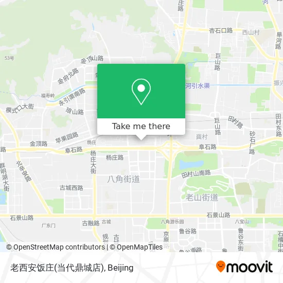 老西安饭庄(当代鼎城店) map