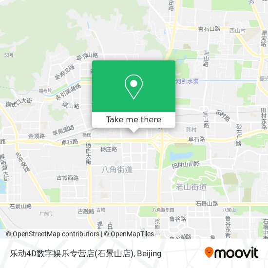 乐动4D数字娱乐专营店(石景山店) map