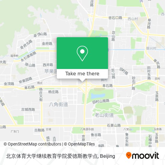 北京体育大学继续教育学院爱德斯教学点 map