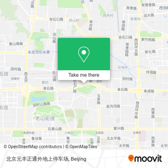 北京元丰正通外地上停车场 map