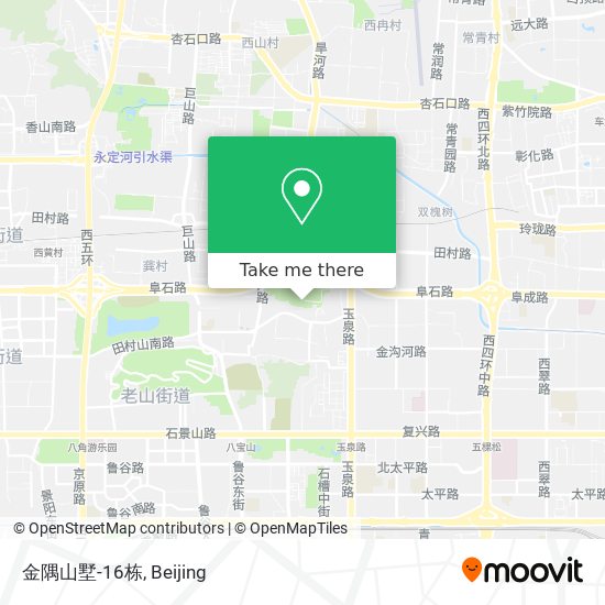 金隅山墅-16栋 map