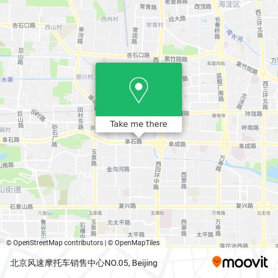 北京风速摩托车销售中心NO.05 map