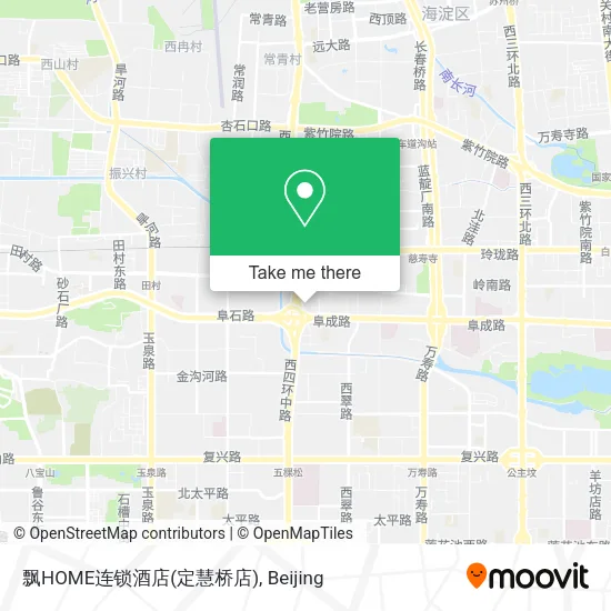 飘HOME连锁酒店(定慧桥店) map