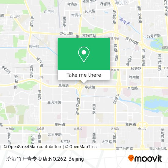 汾酒竹叶青专卖店:NO.262 map