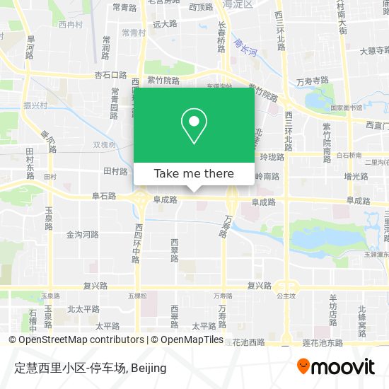 定慧西里小区-停车场 map