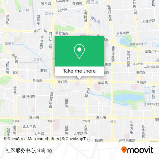 社区服务中心 map