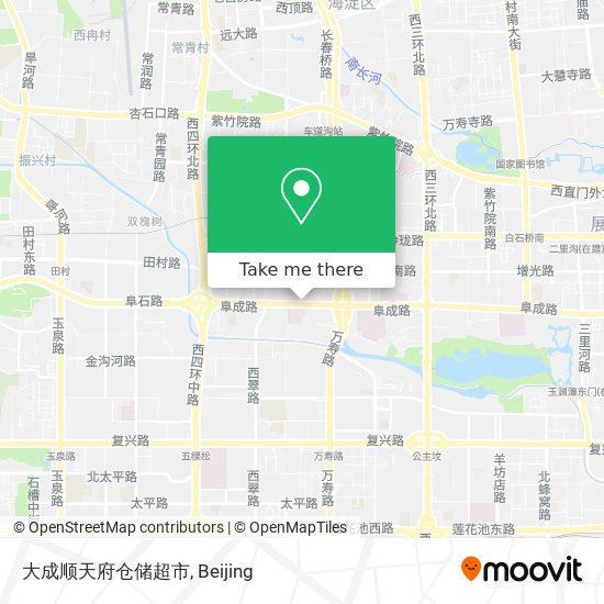 大成顺天府仓储超市 map