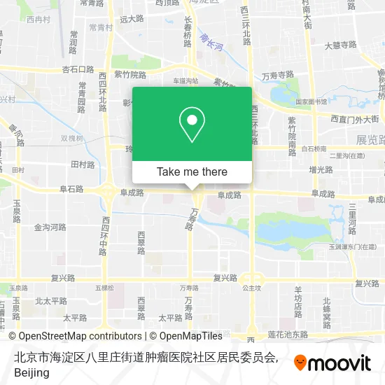 北京市海淀区八里庄街道肿瘤医院社区居民委员会 map