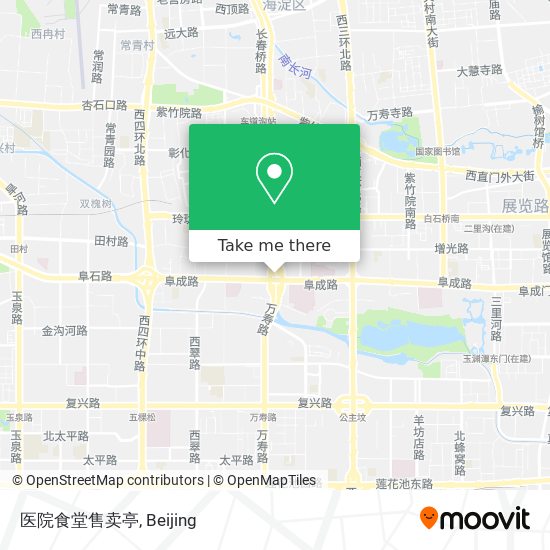 医院食堂售卖亭 map
