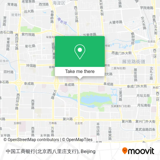 中国工商银行(北京西八里庄支行) map
