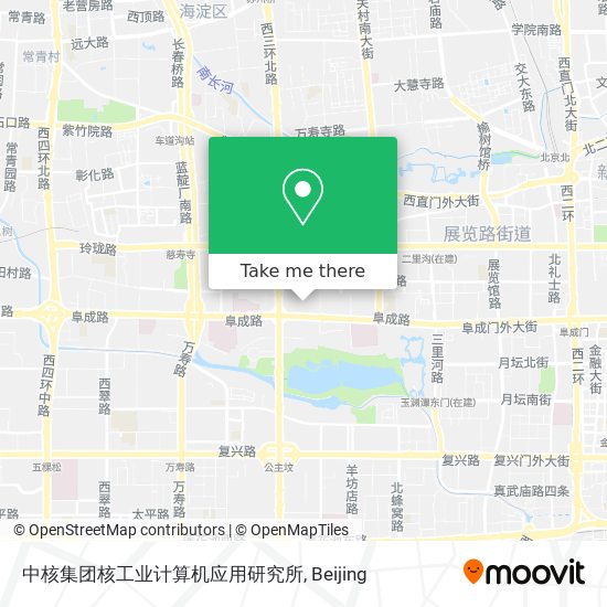 中核集团核工业计算机应用研究所 map