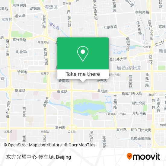 东方光耀中心-停车场 map
