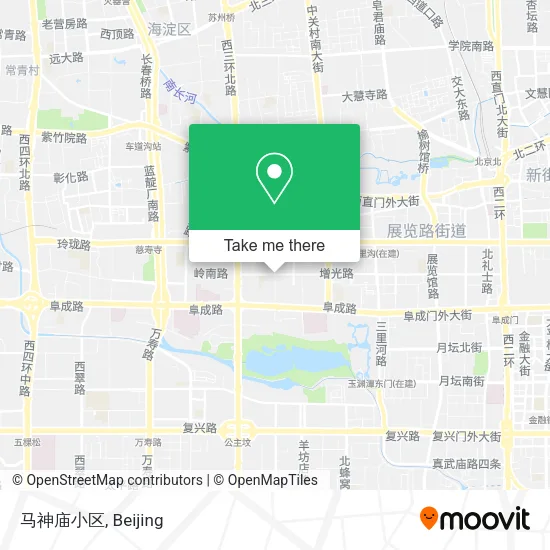 马神庙小区 map
