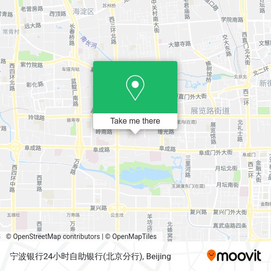 宁波银行24小时自助银行(北京分行) map
