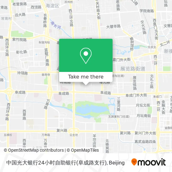中国光大银行24小时自助银行(阜成路支行) map