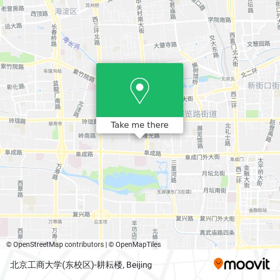 北京工商大学(东校区)-耕耘楼 map