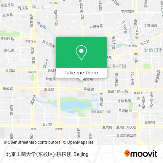 北京工商大学(东校区)-耕耘楼 map