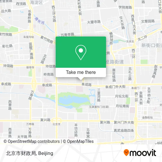 北京市财政局 map