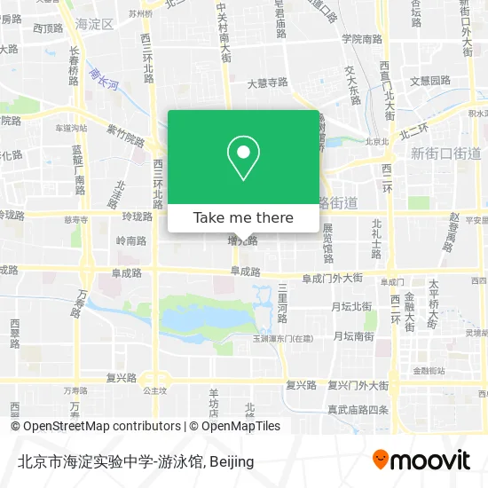北京市海淀实验中学-游泳馆 map