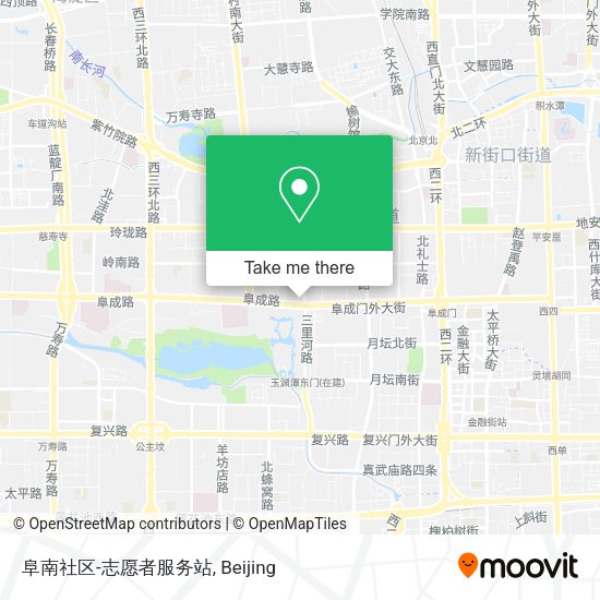 阜南社区-志愿者服务站 map
