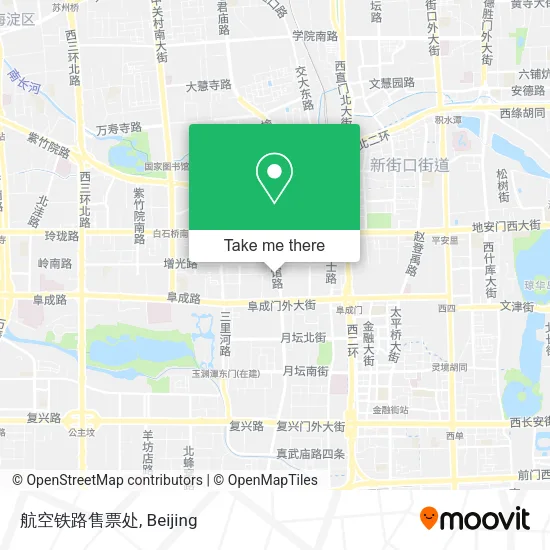 航空铁路售票处 map