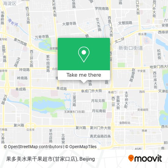 果多美水果干果超市(甘家口店) map