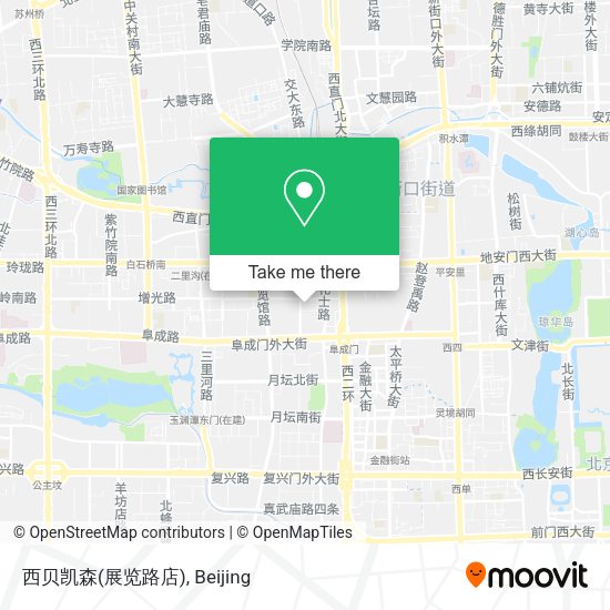 西贝凯森(展览路店) map