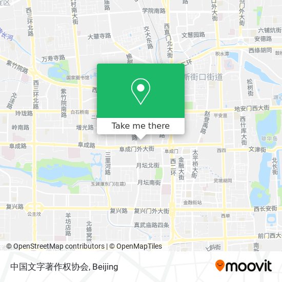 中国文字著作权协会 map