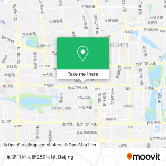 阜成门外大街259号楼 map