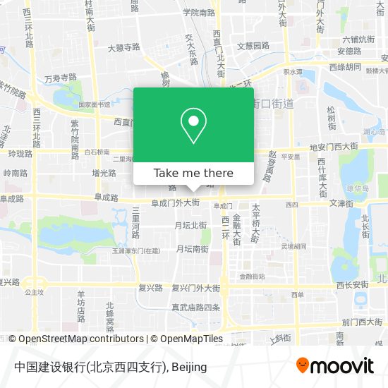 中国建设银行(北京西四支行) map