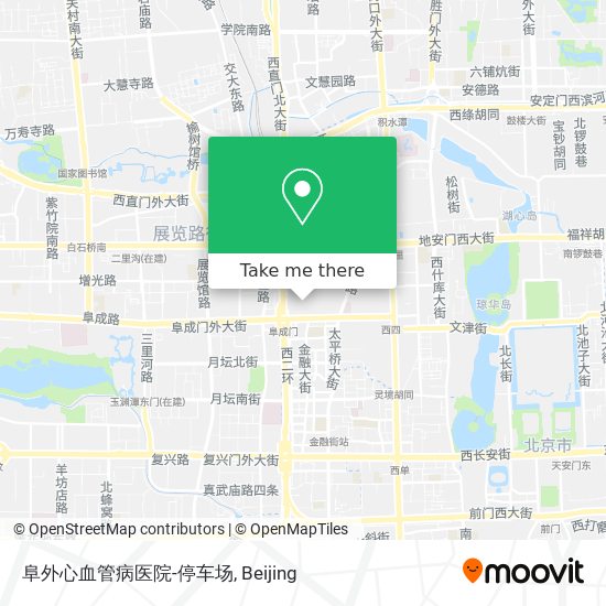 阜外心血管病医院-停车场 map